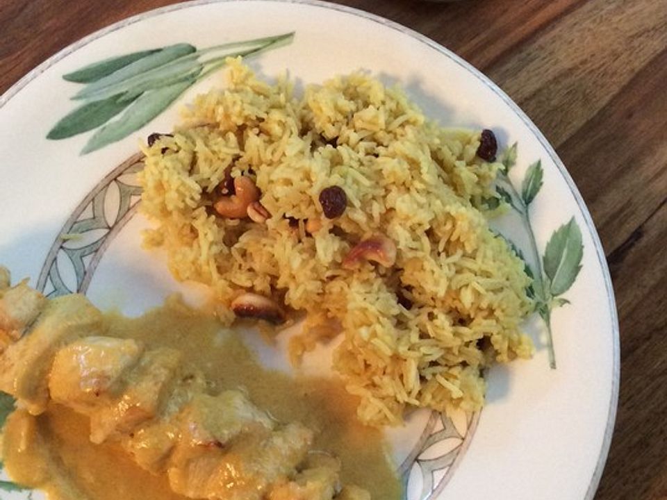 Reis mit Sultaninen und Cashewkernen von BeeKaa| Chefkoch