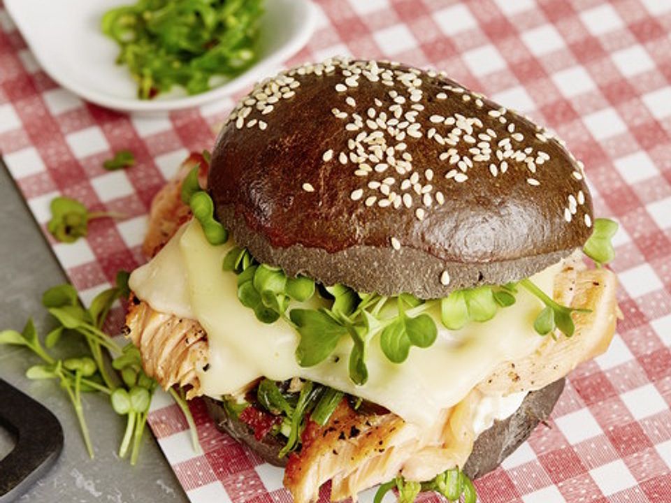 Chefkoch Pulled Teriyaki-Lachs-Burger von chefkoch| Chefkoch