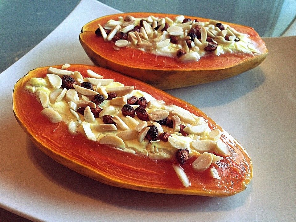 Gefüllte Papaya aus dem Ofen von Roecki0815| Chefkoch