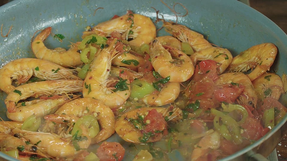 Griechische Meze: Flambierte Garnelen von Chefkoch-Video