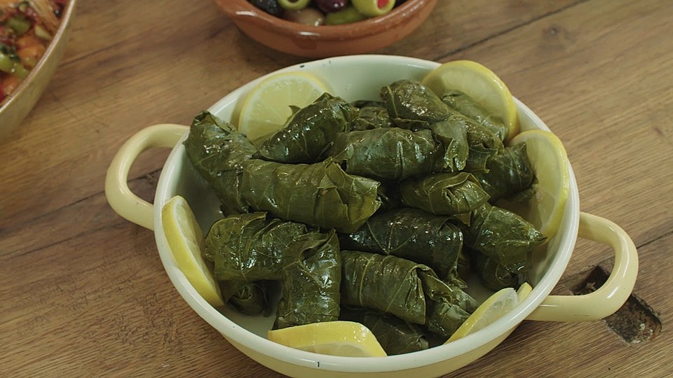 Griechische Meze: Gefüllte Weinblätter von Chefkoch-Video