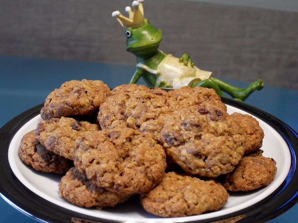 Urmelis Haferflocken-Cookies mit Schokorosinen und Feigen von urmeli75 ...