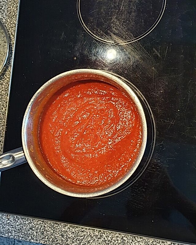 Kalorienarmes, superfrisches Tomatenketchup