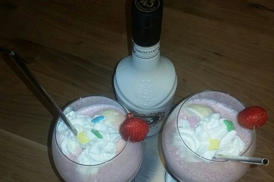 Erdbeershake mit Licor 43 Orochata