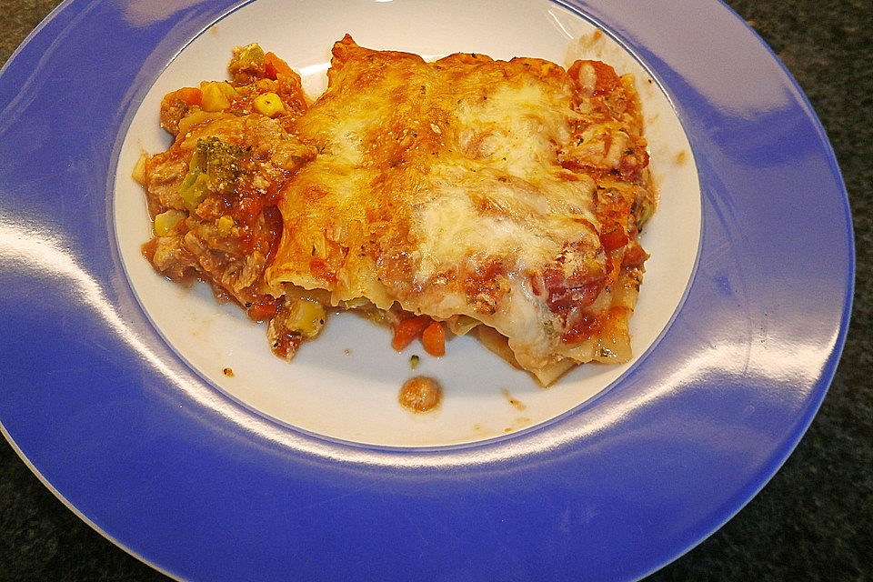 Brokkoli - Thunfisch Lasagne