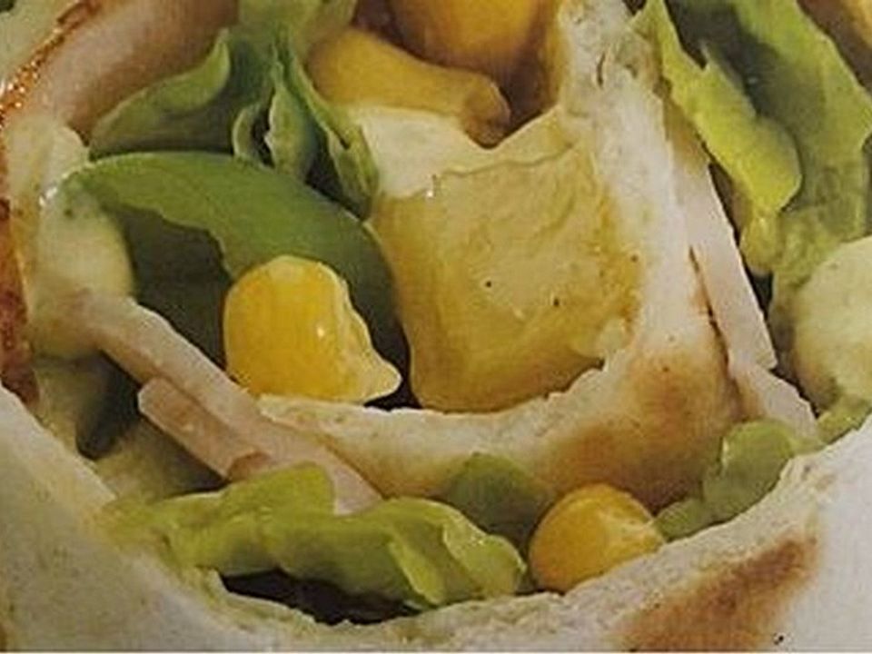 Schnelle Wraps mit Ananas und Lauchzwiebeln von Mrs_Gaumenschmaus Chefkoch