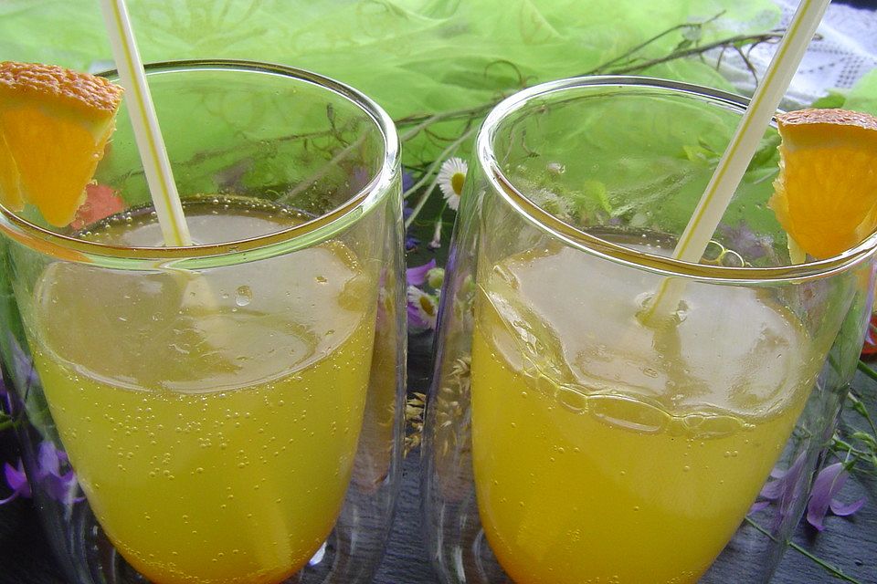 Orangen-Limetten-Sirup