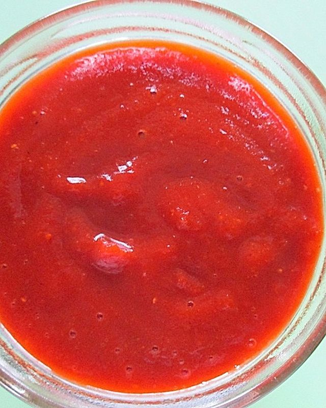 Erdbeer-Ingwer-Curry-Ketchup