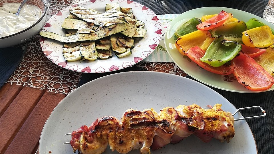 Chicken-Bacon Grillfackeln von Klaus_grillt
