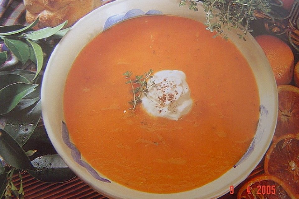 Möhren - Orangen - Suppe