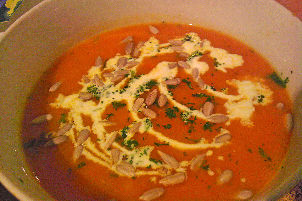 Möhren - Orangen - Suppe