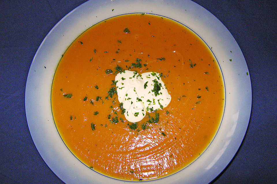 Möhren - Orangen - Suppe