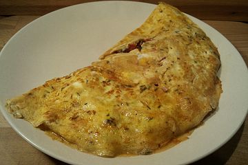 Tomaten-Champignon-Omelette