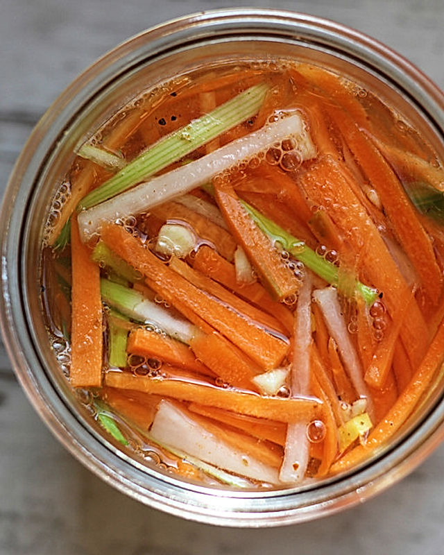 Kimchi aus Möhren