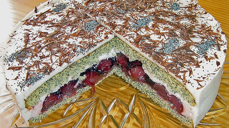 Mohn - Kirsch - Torte von hippo62