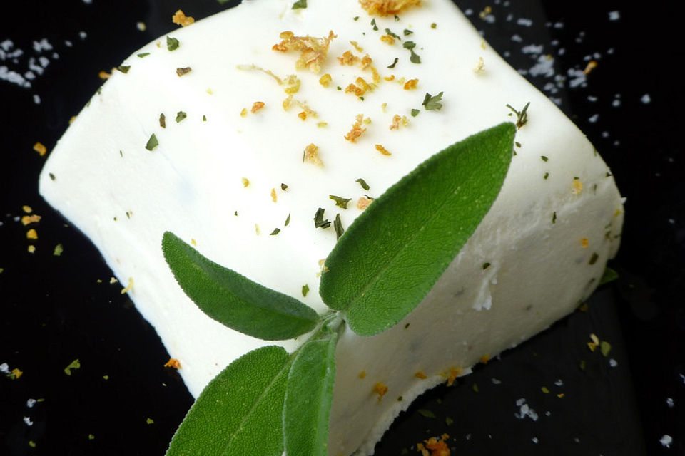 Buttermilch-Zitronen-Terrine