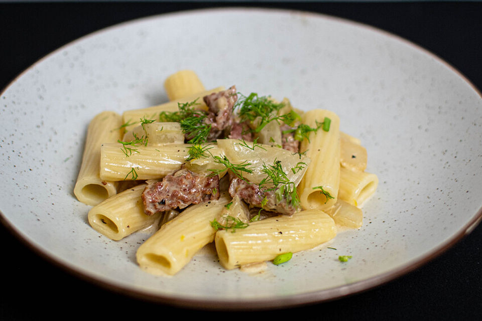 Pasta mit Fenchel und Salsiccia