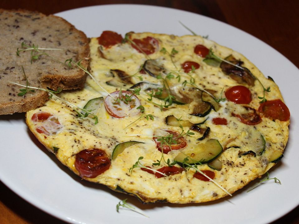 Leckeres Omelett mit Zucchini von 5SterneKoch_345| Chefkoch