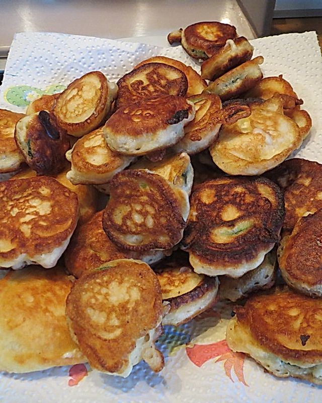 Zucchini-Mini-Pancakes à la Heike