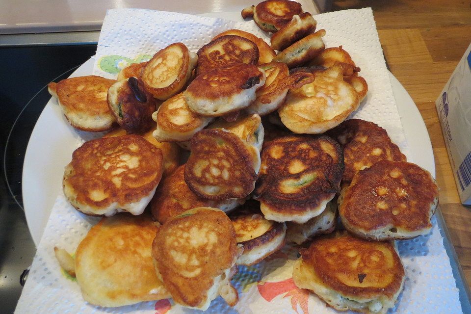 Zucchini-Mini-Pancakes à la Heike