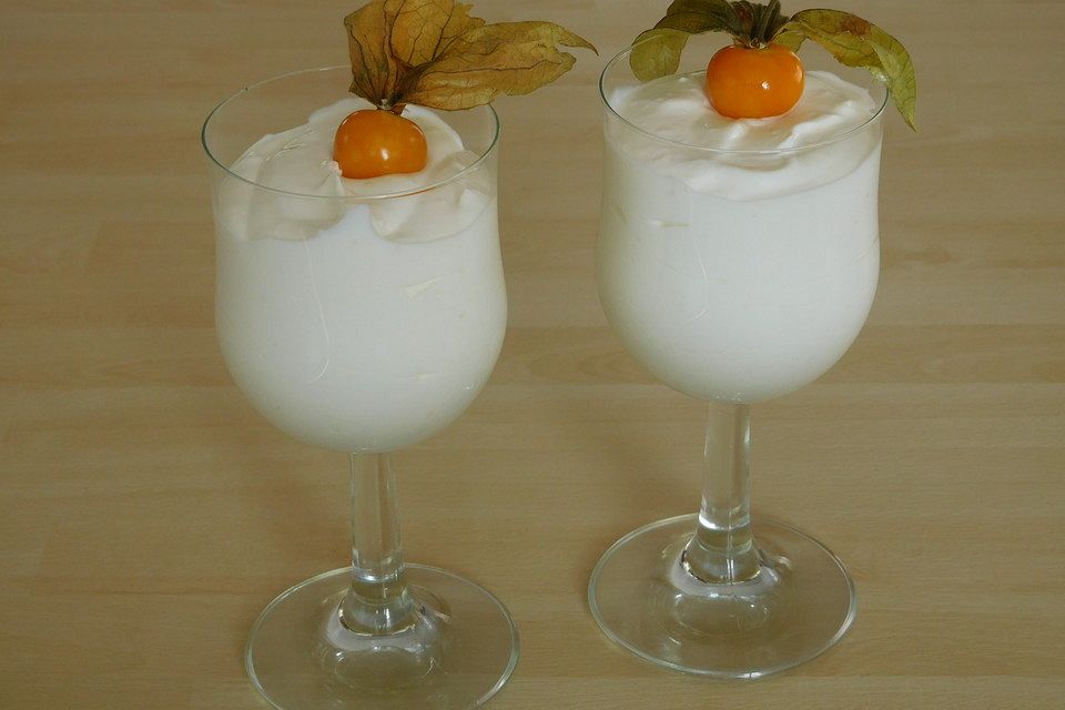 Quark-Joghurt-Zitronen-Mousse