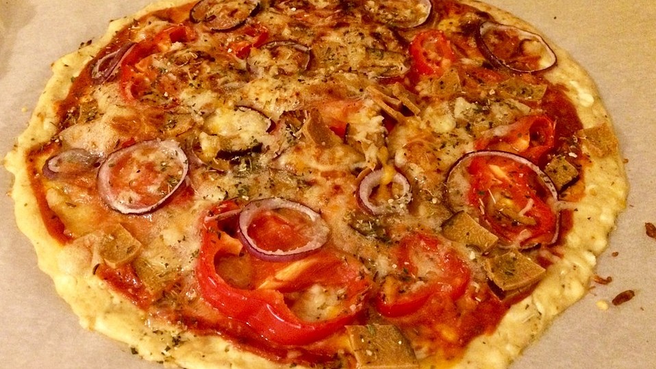 Frischkäsepizza mit Lachs von claudiaxxx