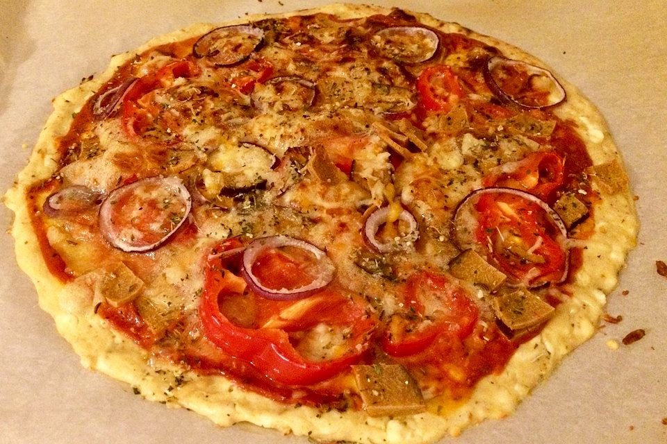 Frischkäsepizza mit Lachs