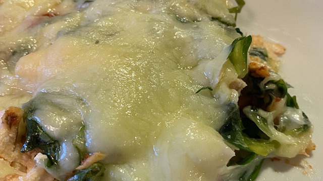 Frischkäsepizza mit Lachs von claudiaxxx