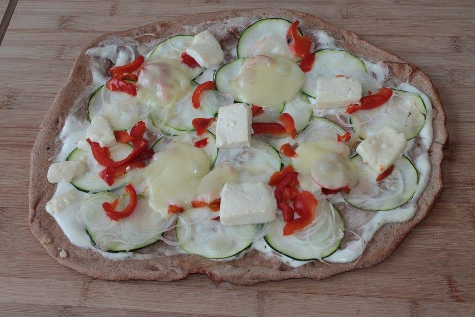 Vollkorn-Flammkuchen