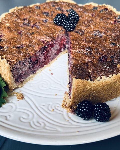 Gedeckter Brombeerkuchen - Rezepte Suchen