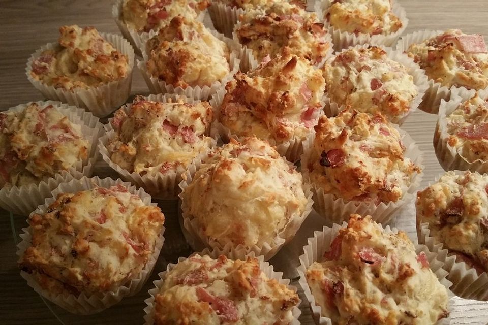 Käse-Schinken-Muffins