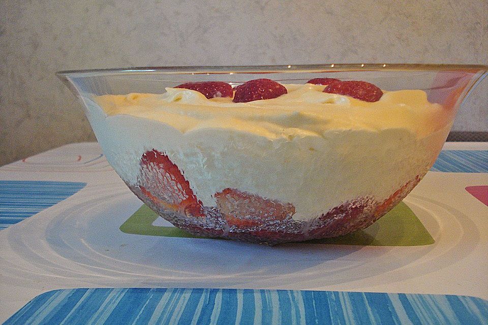 Mascarponecreme mit Erdbeeren