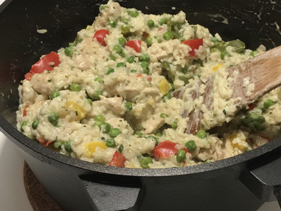 Reispfanne mit Gemüse und Hühnchen | Chefkoch