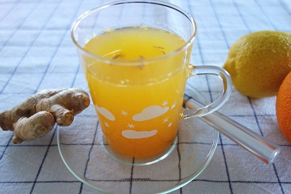 Ingwer-Orangentee, Erkältungstee