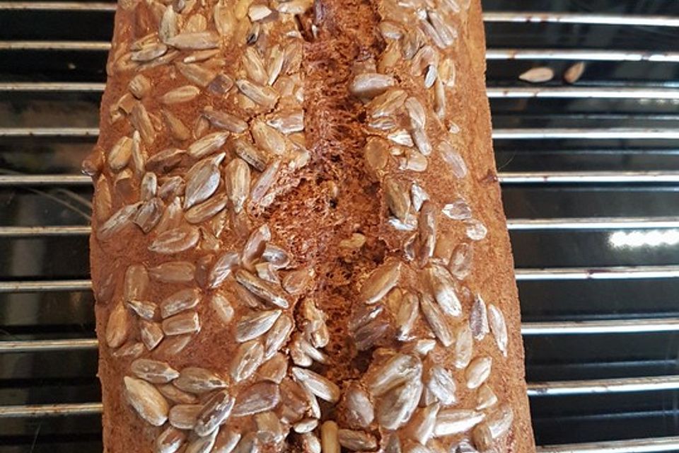 Low carb Brot ohne Gluten, Hefe und Milch