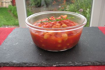 Veganes Tomaten Kichererbsen Knoblauch Gemuse Von Patty89 Chefkoch