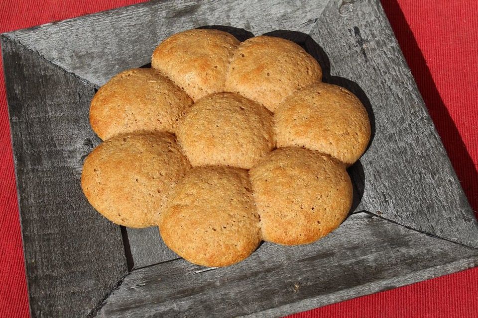 Milchbrötchen ohne Butter, Öl oder Margarine