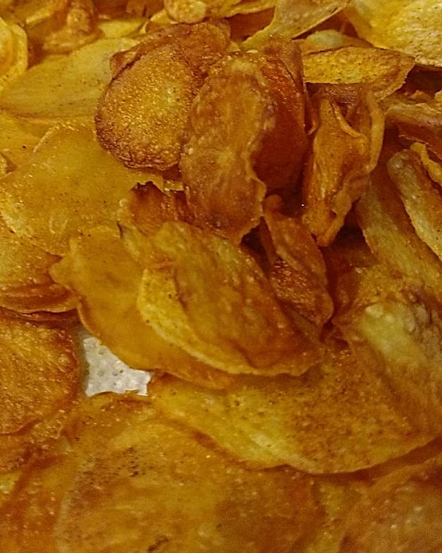 Fettarme Kartoffelchips mit Gelinggarantie