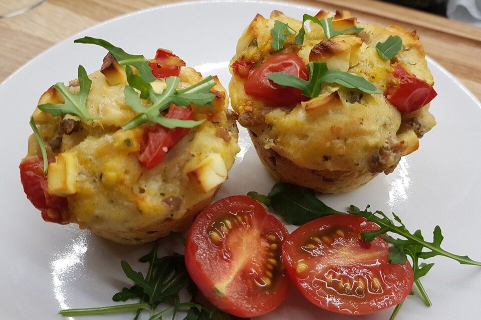 Tomaten-Feta Muffins