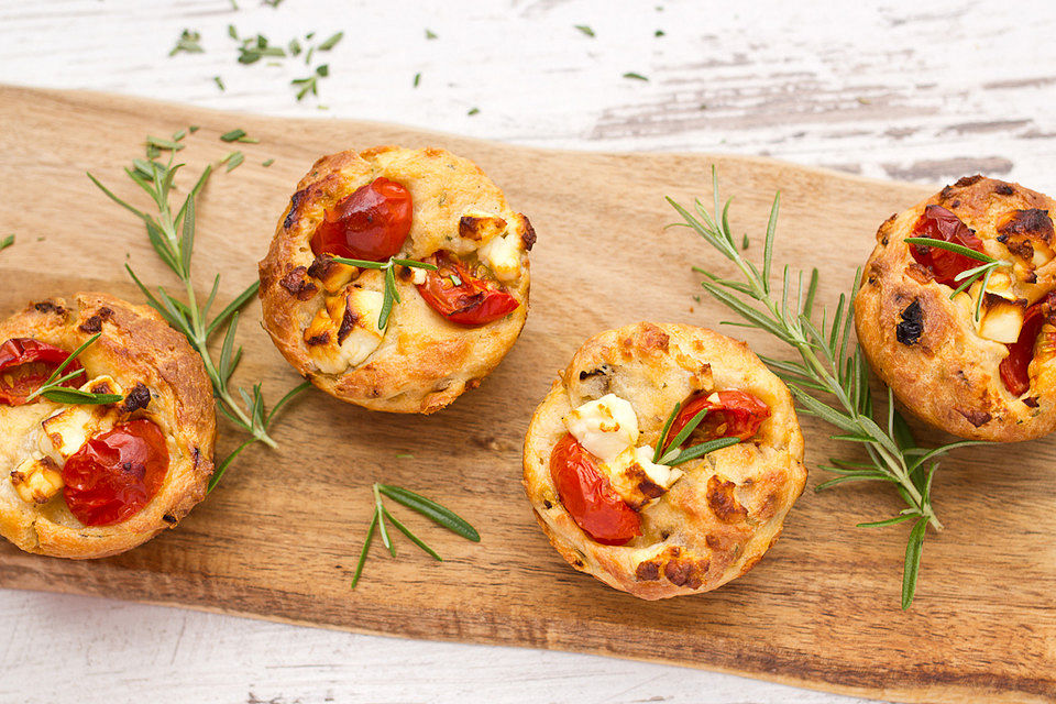 Tomaten-Feta Muffins