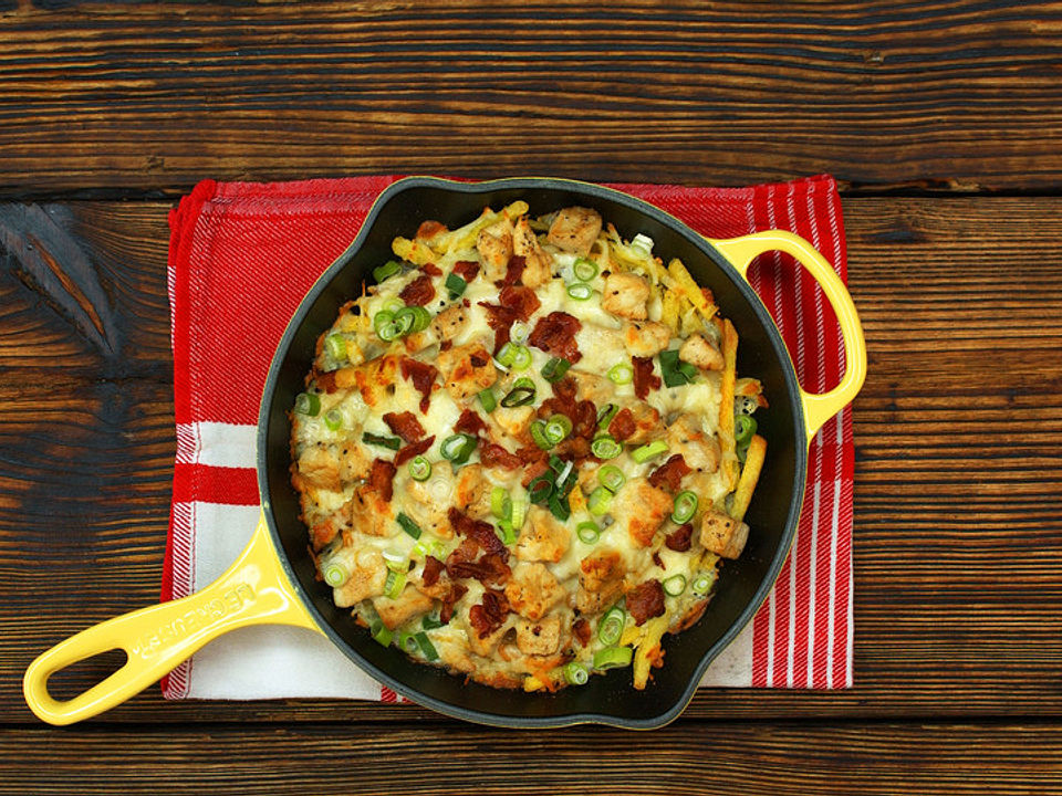 Huhnchen Pommes Auflauf Von Chefkoch Video Chefkoch