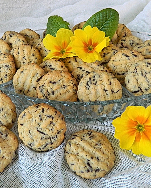 Cookies mit Haferflocken und Mandeln