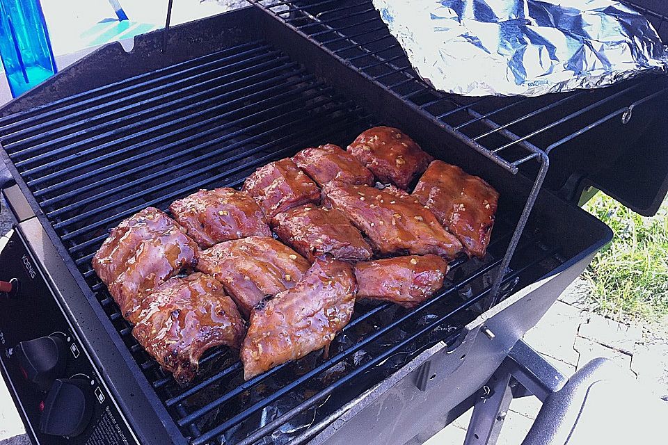 Spare Ribs mit Senf und Honig