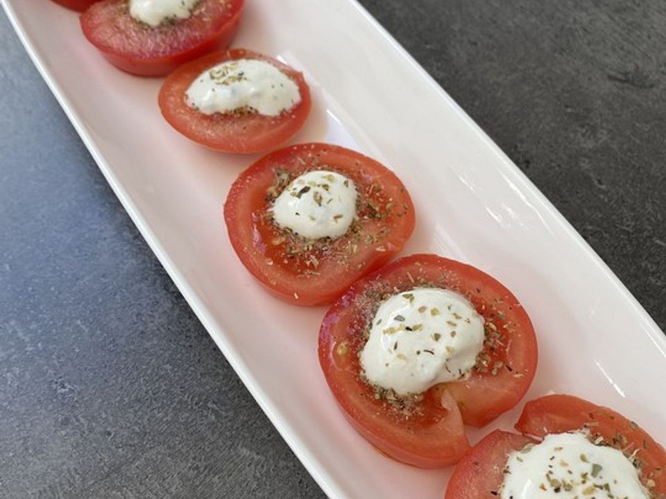 Tomaten mit Hüttenkäse von J_Honeybee | Chefkoch
