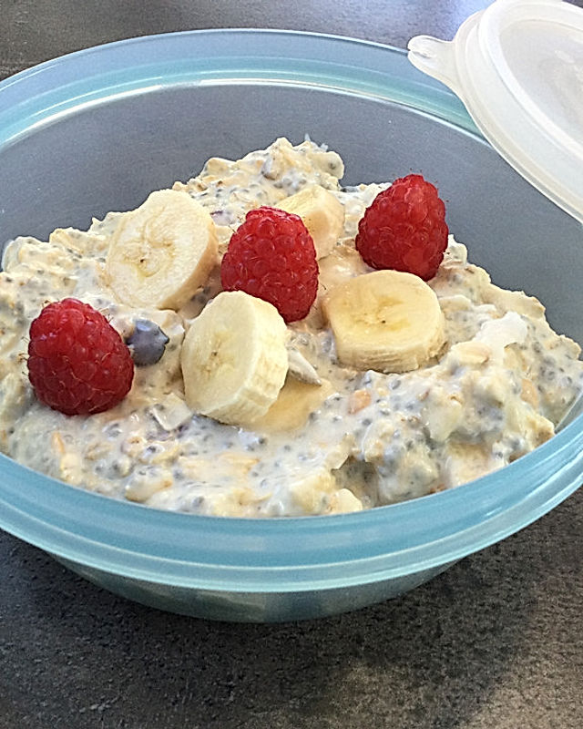 Overnight-Oats mit Obst