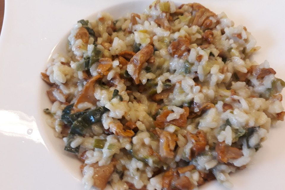 Risotto mit Pfifferlingen und Steinpilzen