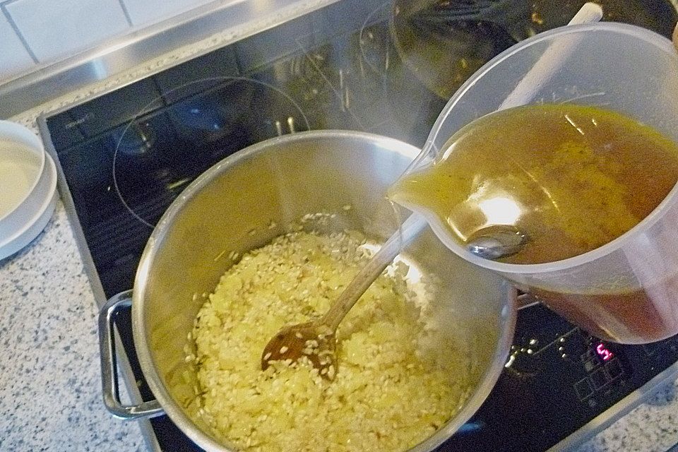 Risotto mit Pfifferlingen und Steinpilzen