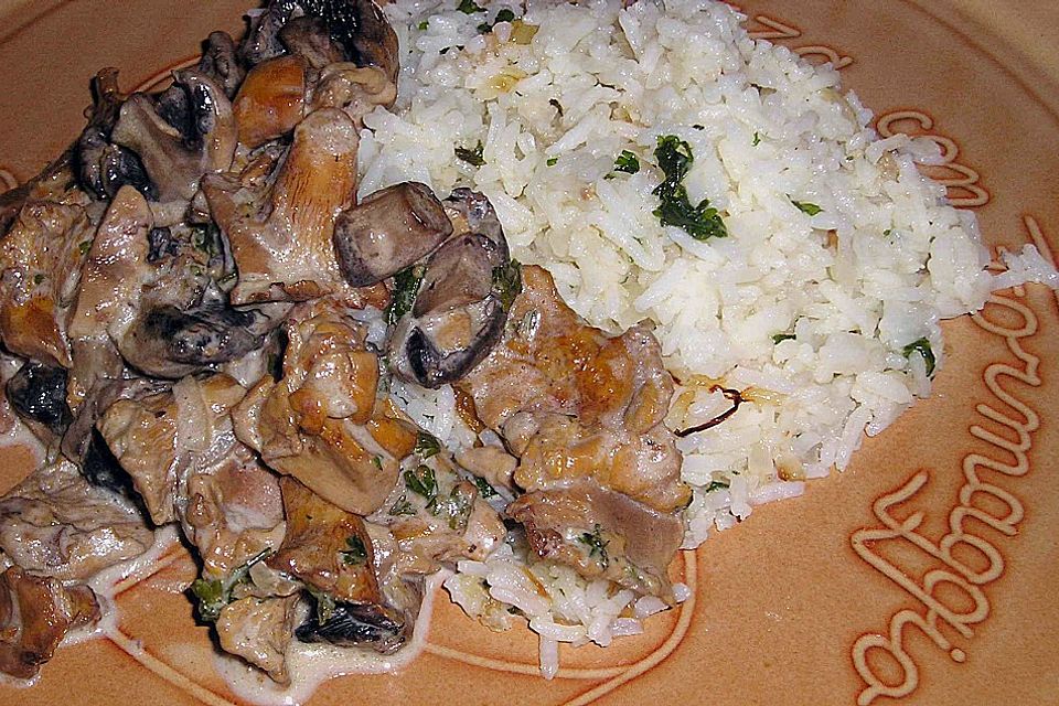 Risotto mit Pfifferlingen und Steinpilzen