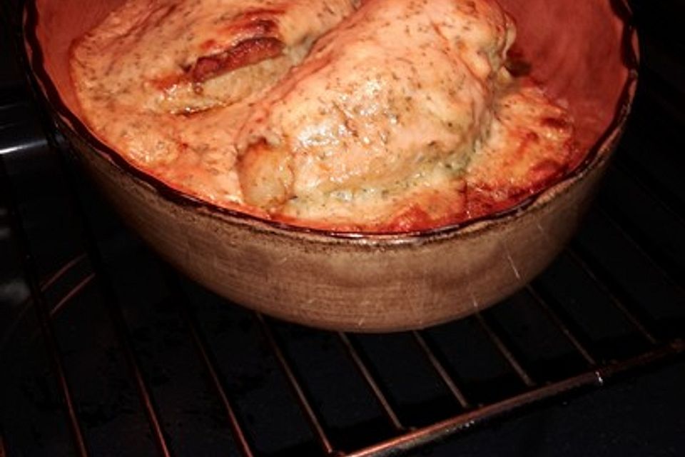 Hähnchenbrustfilet überbacken