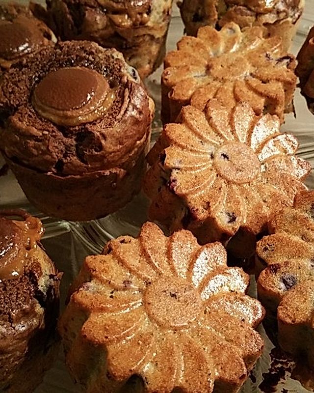Heidelbeer-Muffins mit Toffifee